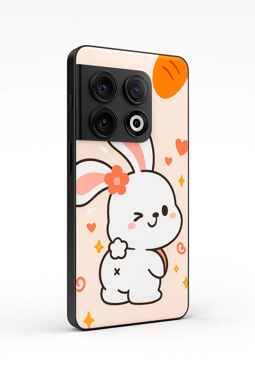 Bunny Pooh Premium Glass Back Cover For One Plus 13, 12, 11, 10, Nord Series - Image 3