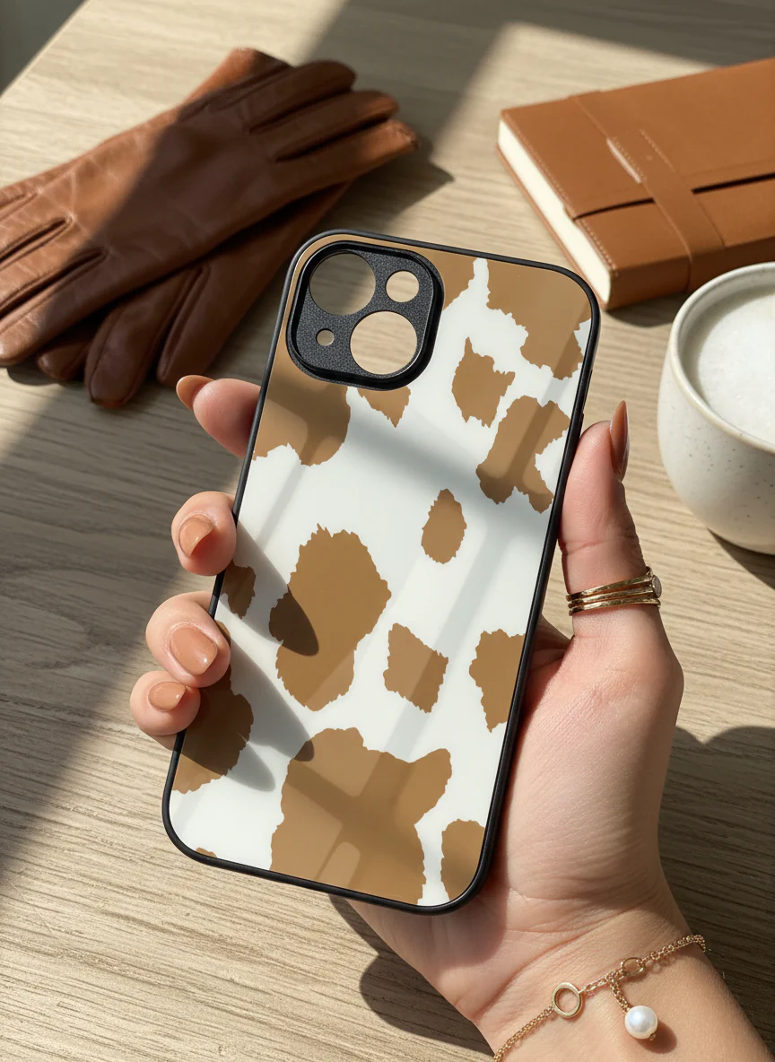 Cafe Spots Premium Glass Back Cover For iPhone 11-17 Models - Image 10