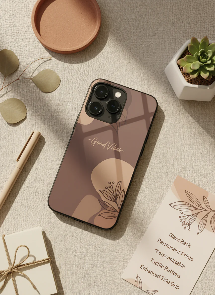 Calm Aura Premium Glass Back Cover For iPhone 11-17 Models - Image 10