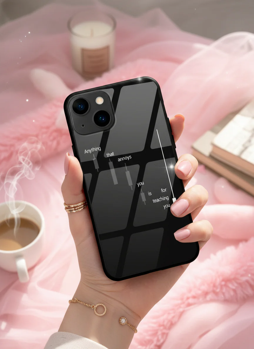 Candle Wisdom Premium Glass Back Cover For iPhone 11-17 Models