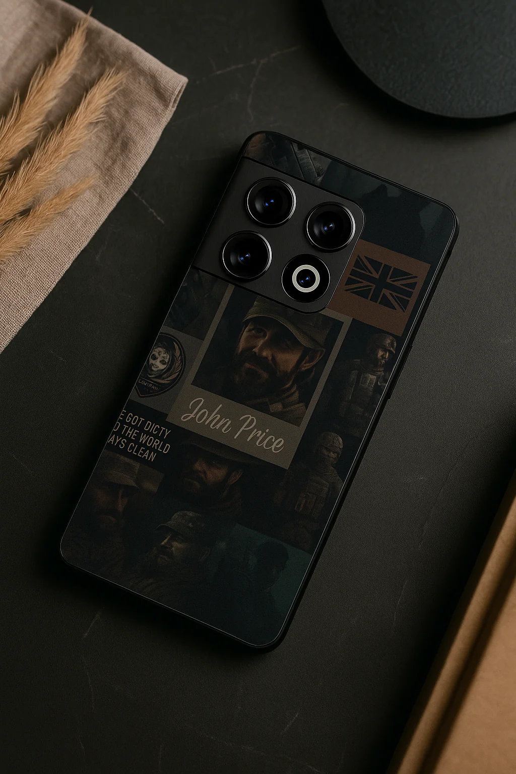 Captain's Creed Premium Glass Back Cover For One Plus 13, 12, 11, 10, Nord Series