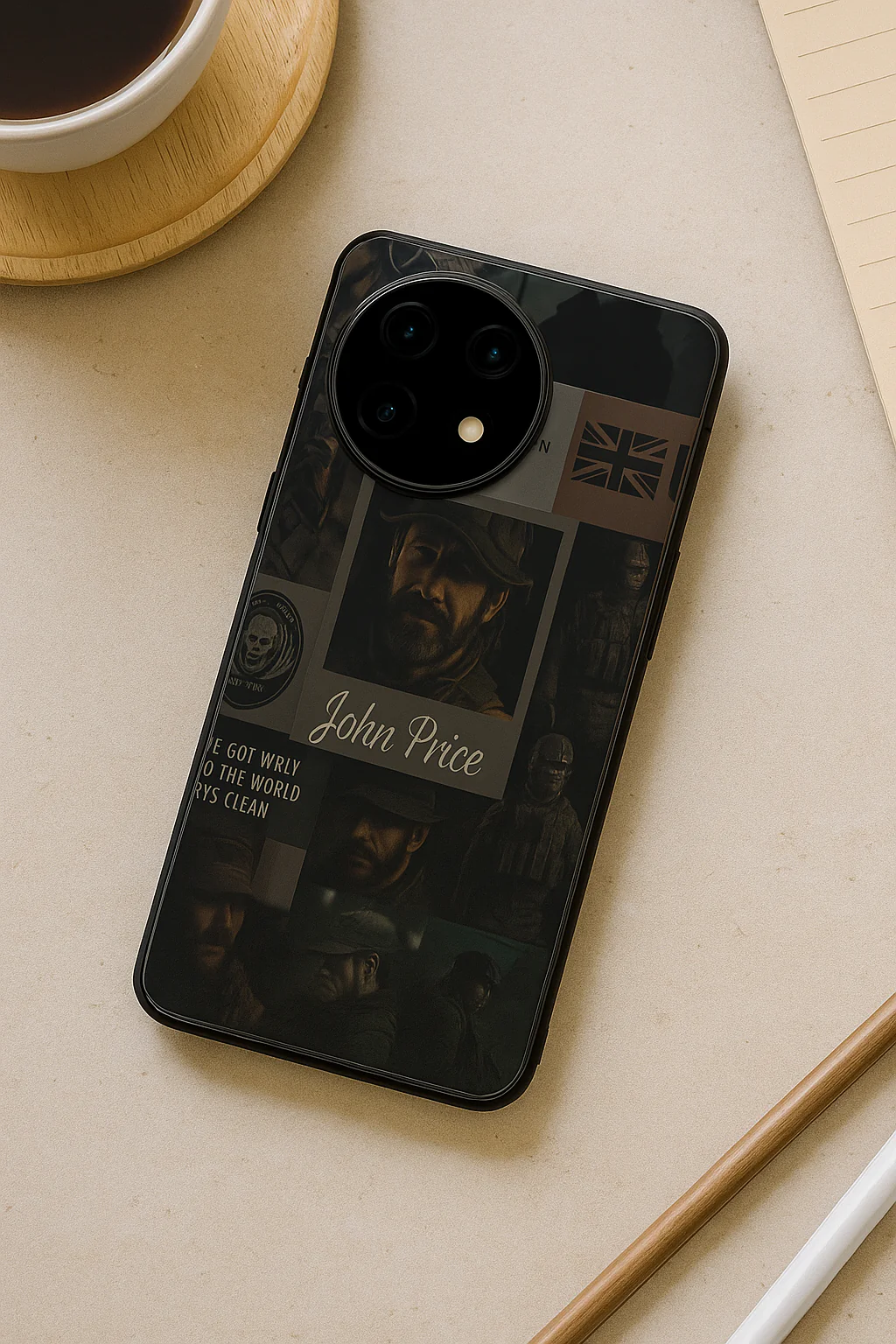 Captain's Creed Premium Glass Back Cover For One Plus 13, 12, 11, 10, Nord Series - Image 6