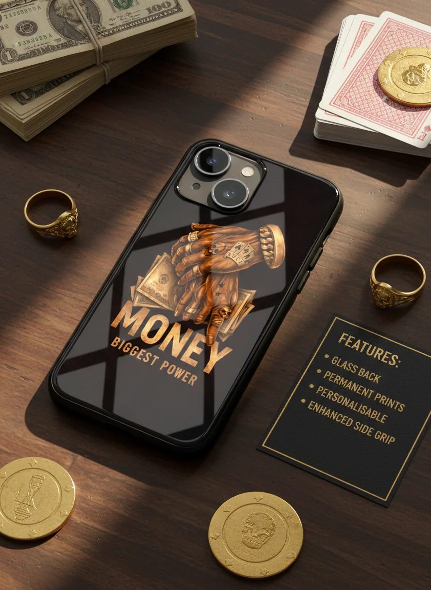 Cash Command Premium Glass Back Cover For iPhone 11-17 Models - Image 10