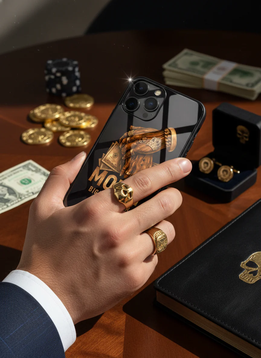 Cash Command Premium Glass Back Cover For iPhone 11-17 Models - Image 11