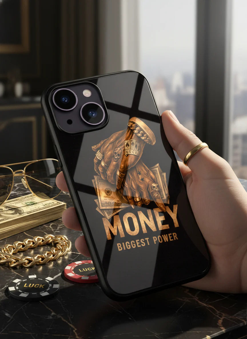 Cash Command Premium Glass Back Cover For iPhone 11-17 Models - Image 12