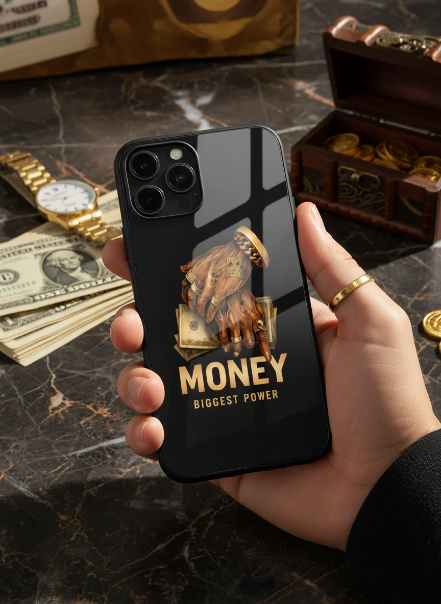 Cash Command Premium Glass Back Cover For iPhone 11-17 Models - Image 4