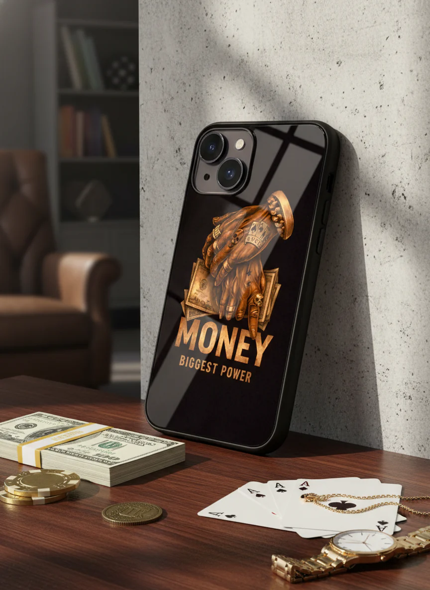 Cash Command Premium Glass Back Cover For iPhone 11-17 Models - Image 5