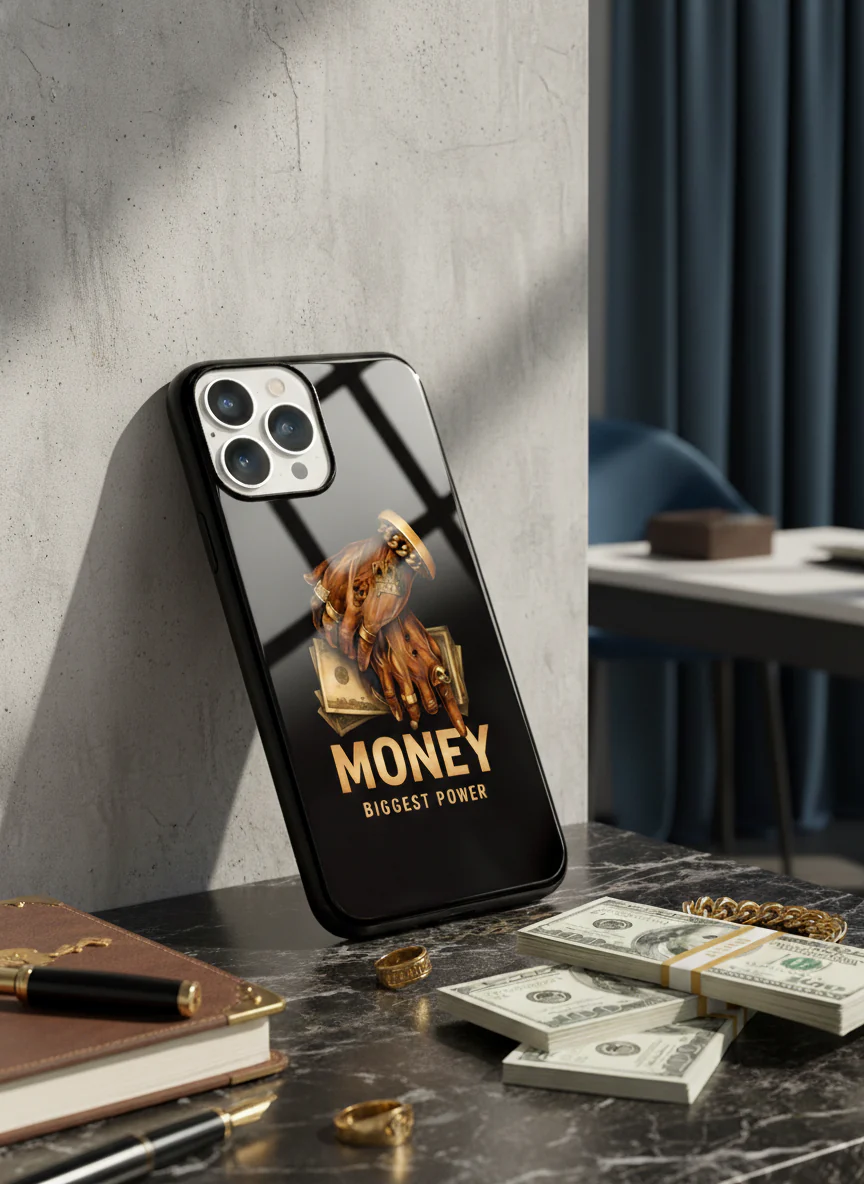 Cash Command Premium Glass Back Cover For iPhone 11-17 Models - Image 6