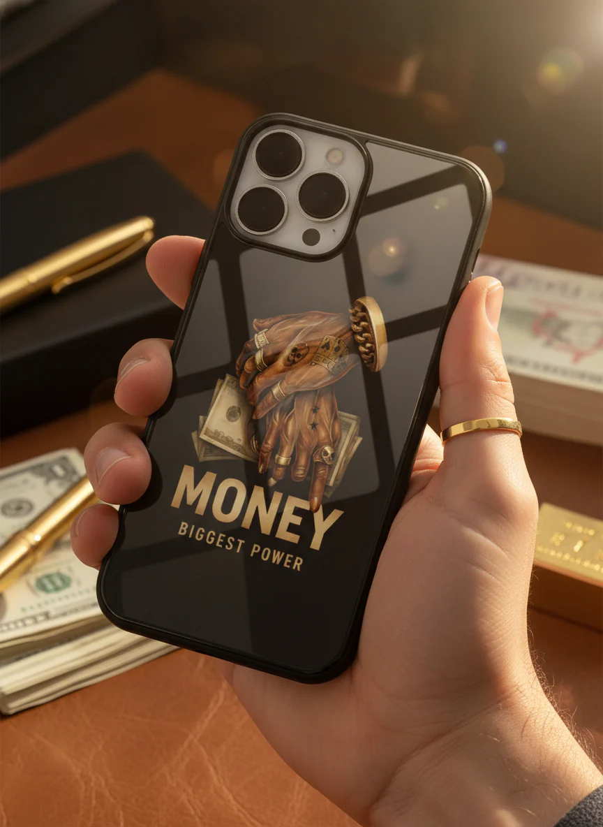Cash Command Premium Glass Back Cover For iPhone 11-17 Models - Image 7