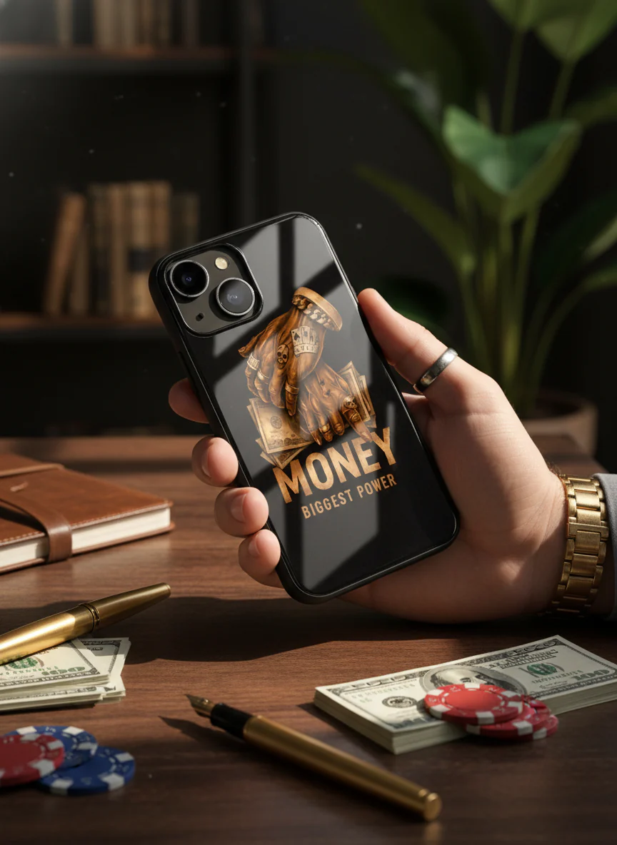 Cash Command Premium Glass Back Cover For iPhone 11-17 Models - Image 8
