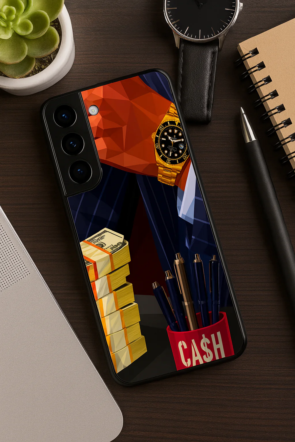 Cash Empire Premium Glass Back Cover For Galaxy S, A, M & F Series - Image 4
