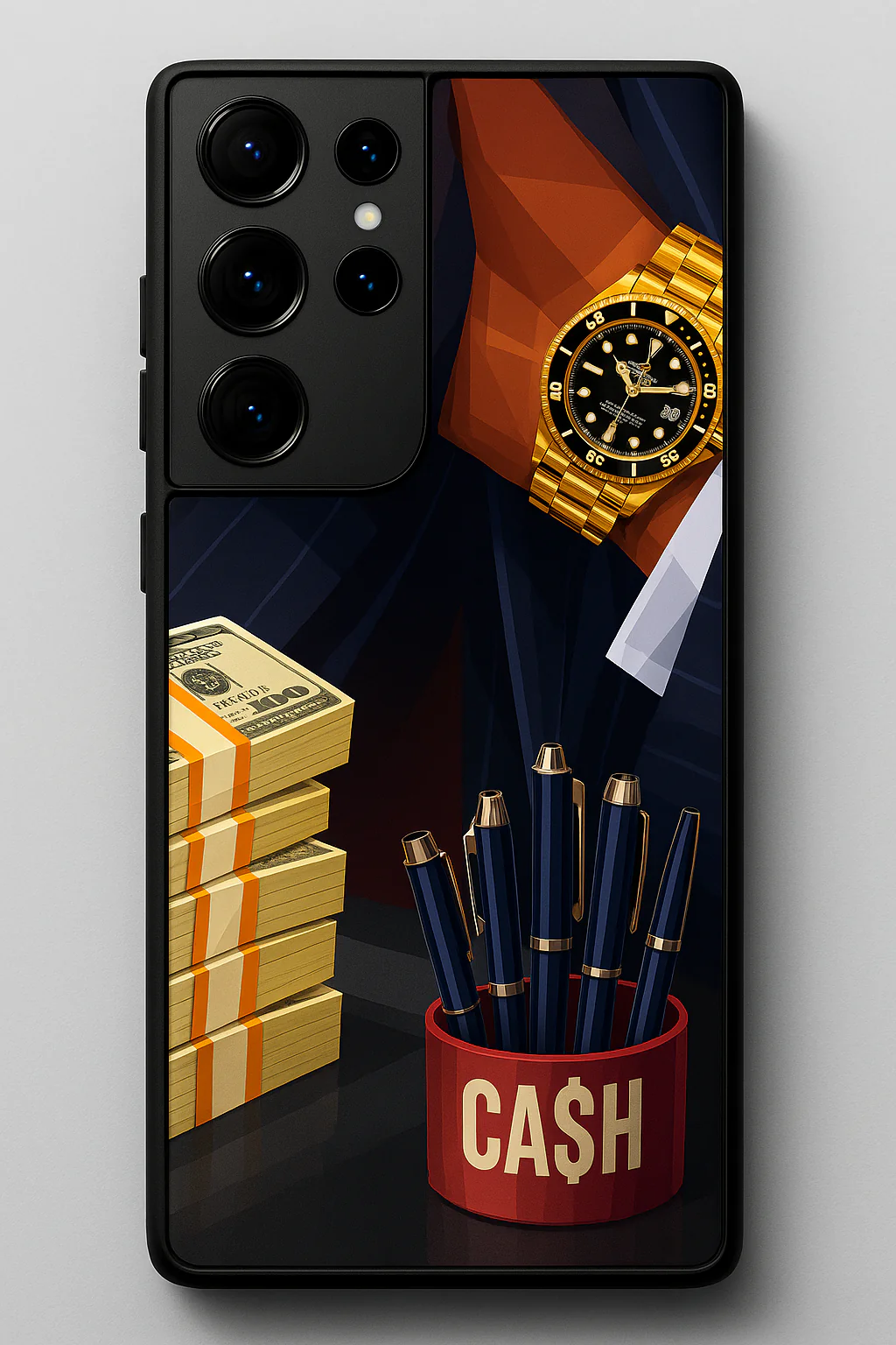Cash Empire Premium Glass Back Cover For Galaxy S, A, M & F Series - Image 5