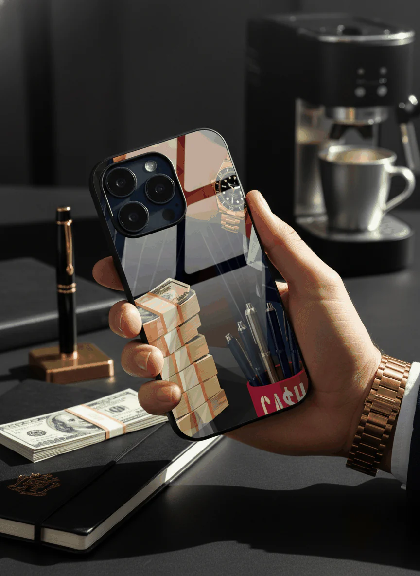 Cash Empire Premium Glass Back Cover For iPhone 11-17 Models - Image 2