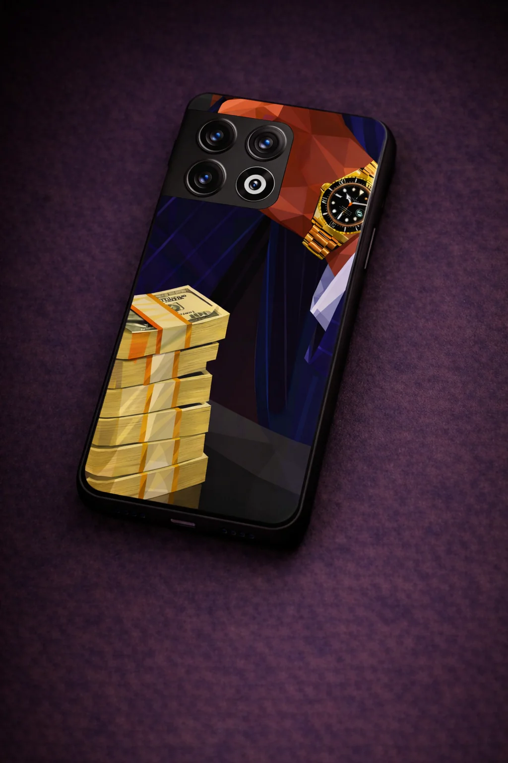 Cash Empire Premium Glass Back Cover For One Plus 13, 12, 11, 10, Nord Series - Image 2