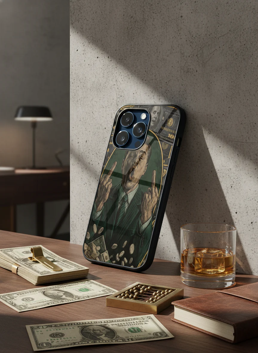 Cash Over Premium Glass Back Cover For iPhone 11-17 Models - Image 4