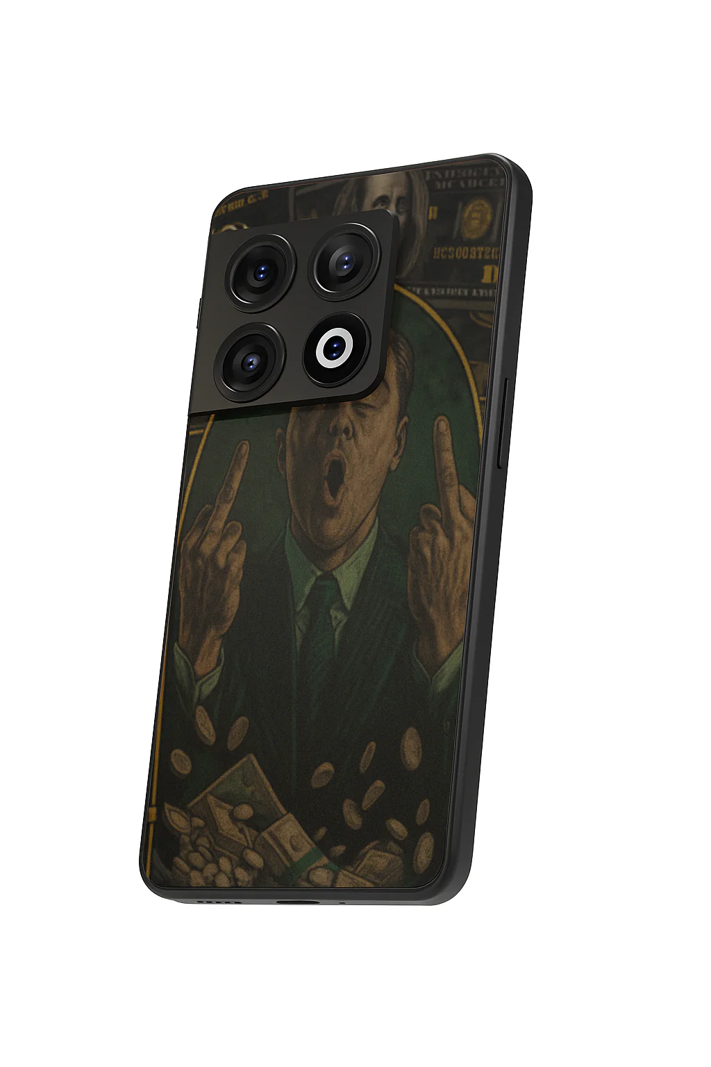 Cash Over Premium Glass Back Cover For One Plus 13, 12, 11, 10, Nord Series - Image 3