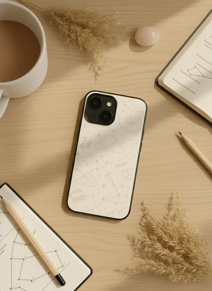 Celestial Love Premium Glass Back Cover For iPhone 11-17 Models - Image 13