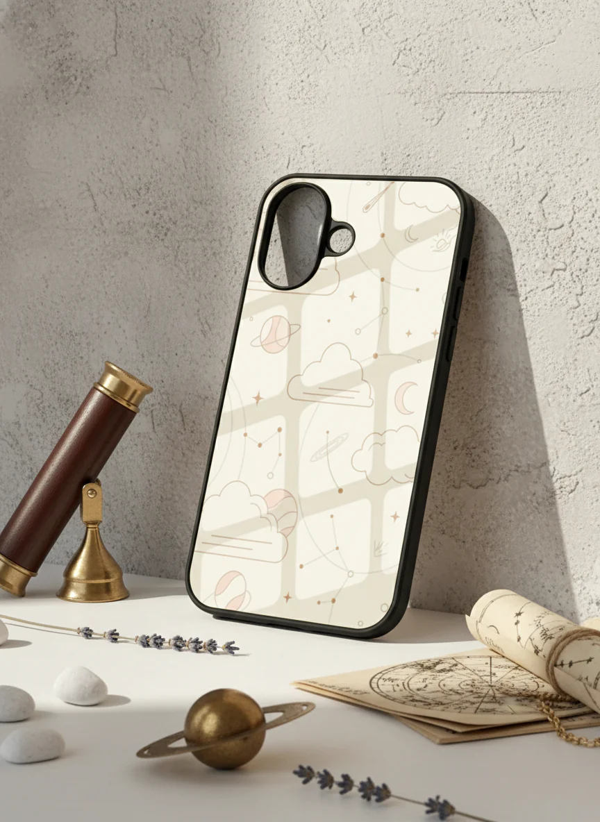 Celestial Love Premium Glass Back Cover For iPhone 11-17 Models - Image 6