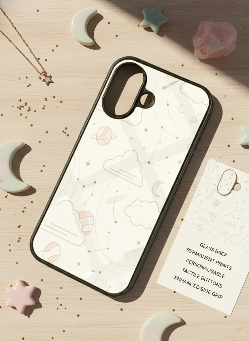 Celestial Love Premium Glass Back Cover For iPhone 11-17 Models - Image 9