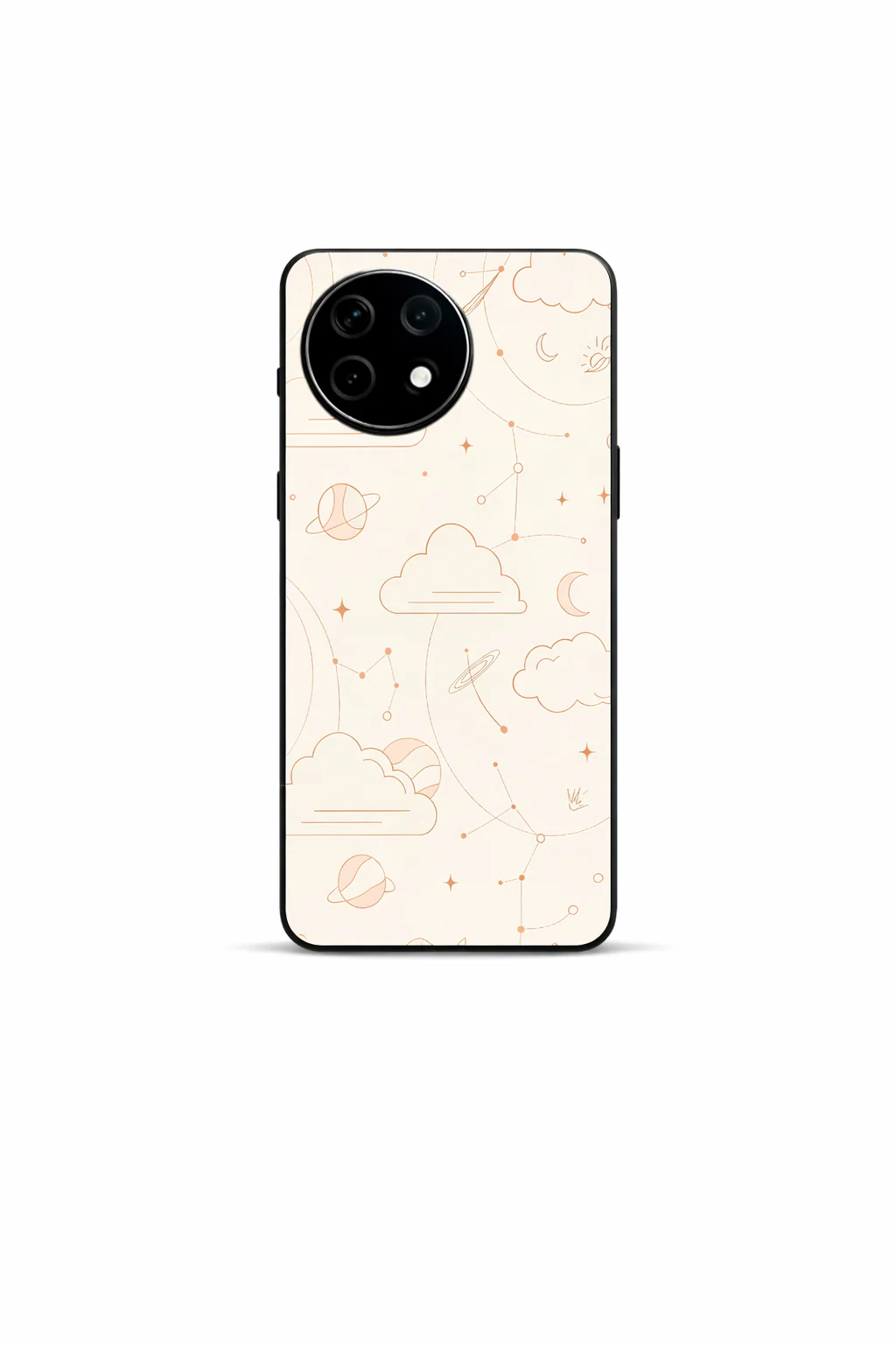 Celestial Love Premium Glass Back Cover For One Plus 13, 12, 11, 10, Nord Series - Image 3