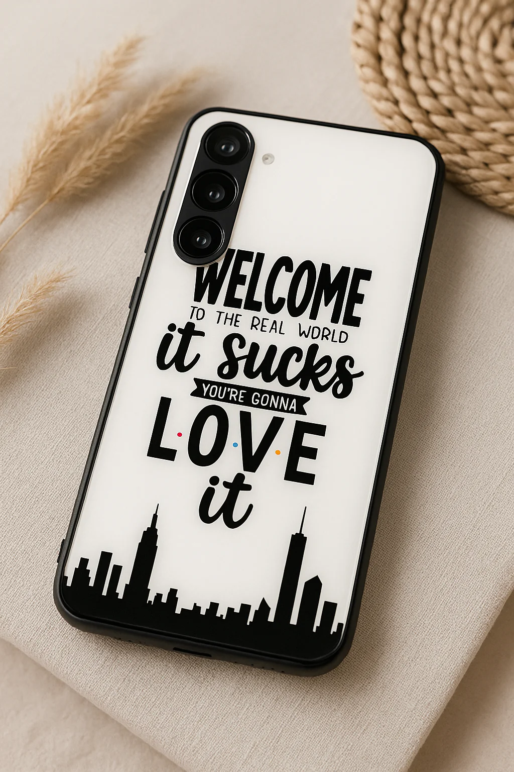 City Of FRIENDS Premium Glass Back Cover For Galaxy S, A, M & F Series - Image 2
