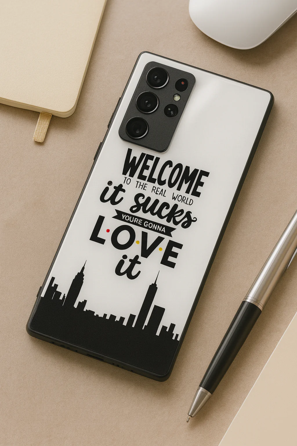 City Of FRIENDS Premium Glass Back Cover For Galaxy S, A, M & F Series - Image 4