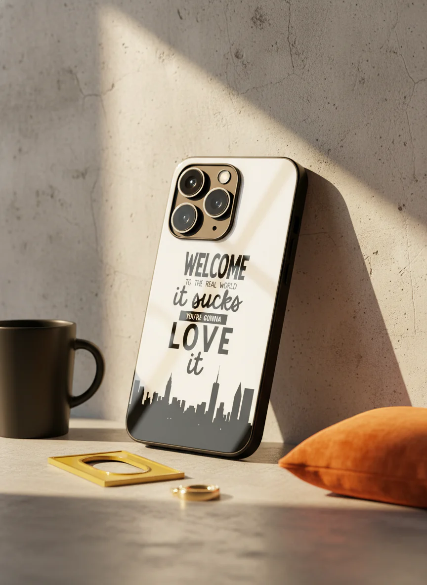 City Of FRIENDS Premium Glass Back Cover For iPhone 11-17 Models - Image 12