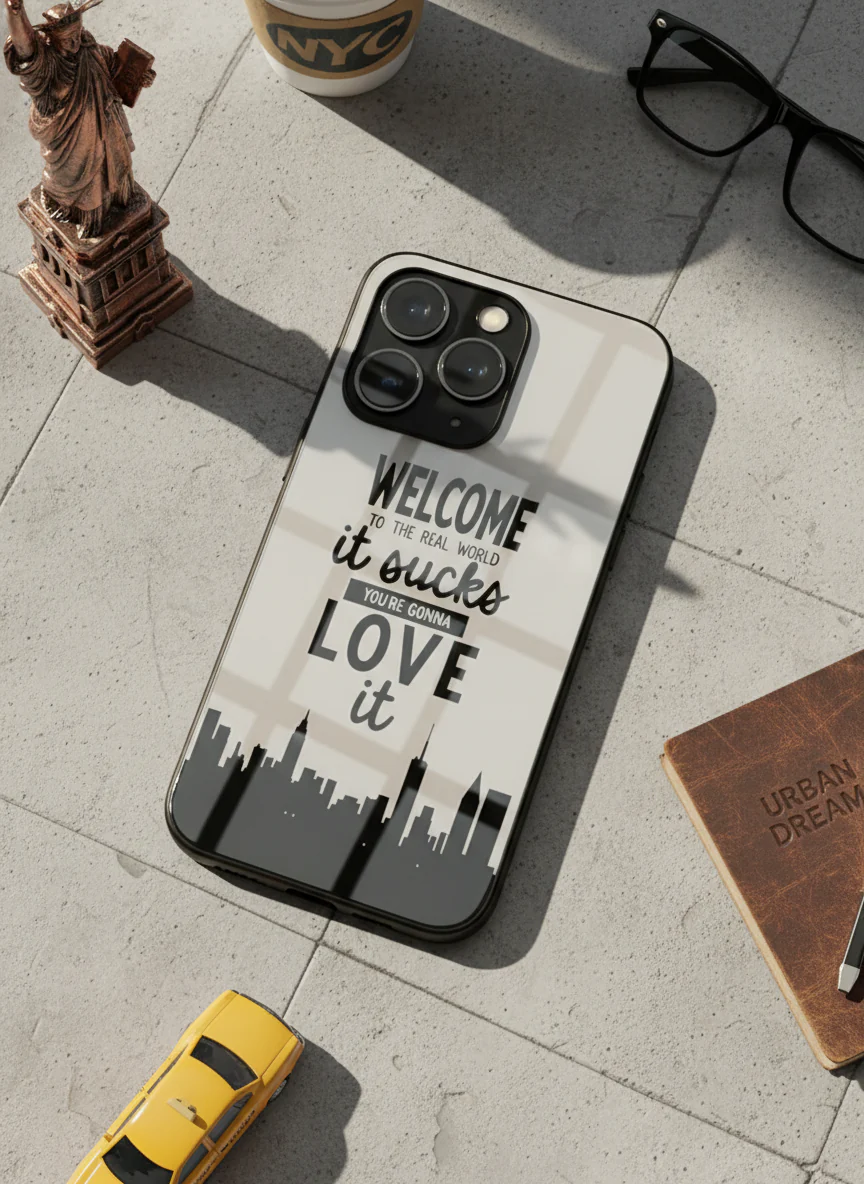 City Of FRIENDS Premium Glass Back Cover For iPhone 11-17 Models - Image 14