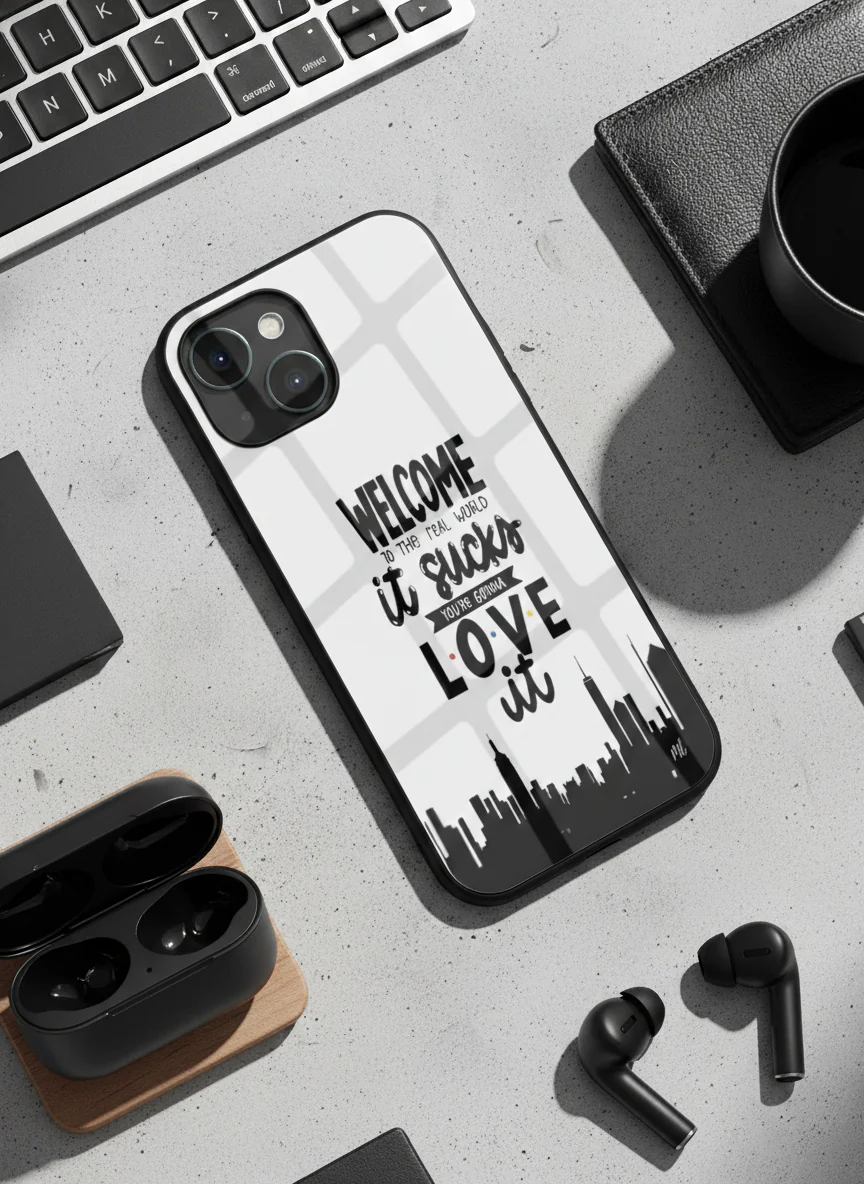 City Of FRIENDS Premium Glass Back Cover For iPhone 11-17 Models - Image 2