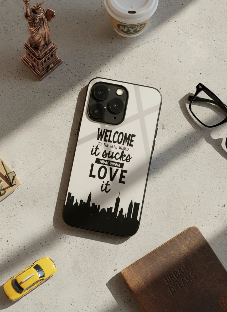 City Of FRIENDS Premium Glass Back Cover For iPhone 11-17 Models - Image 5