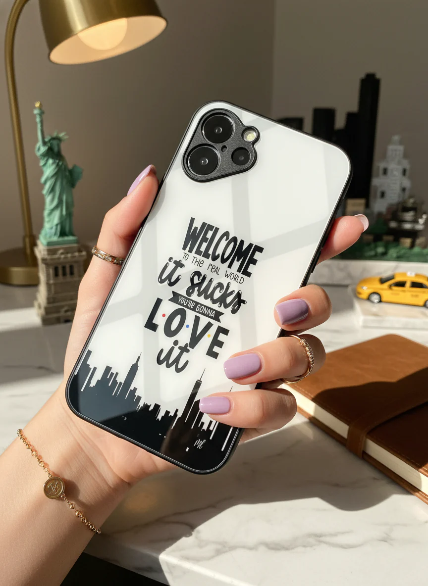 City Of FRIENDS Premium Glass Back Cover For iPhone 11-17 Models - Image 7