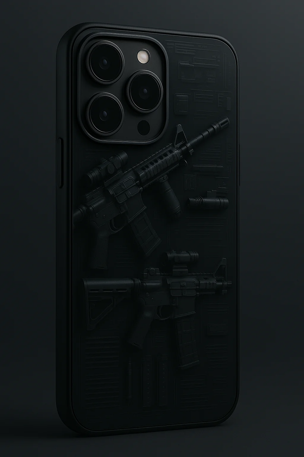 COD Guns Premium Glass Back Cover For iPhone 11-17 Models - Image 5