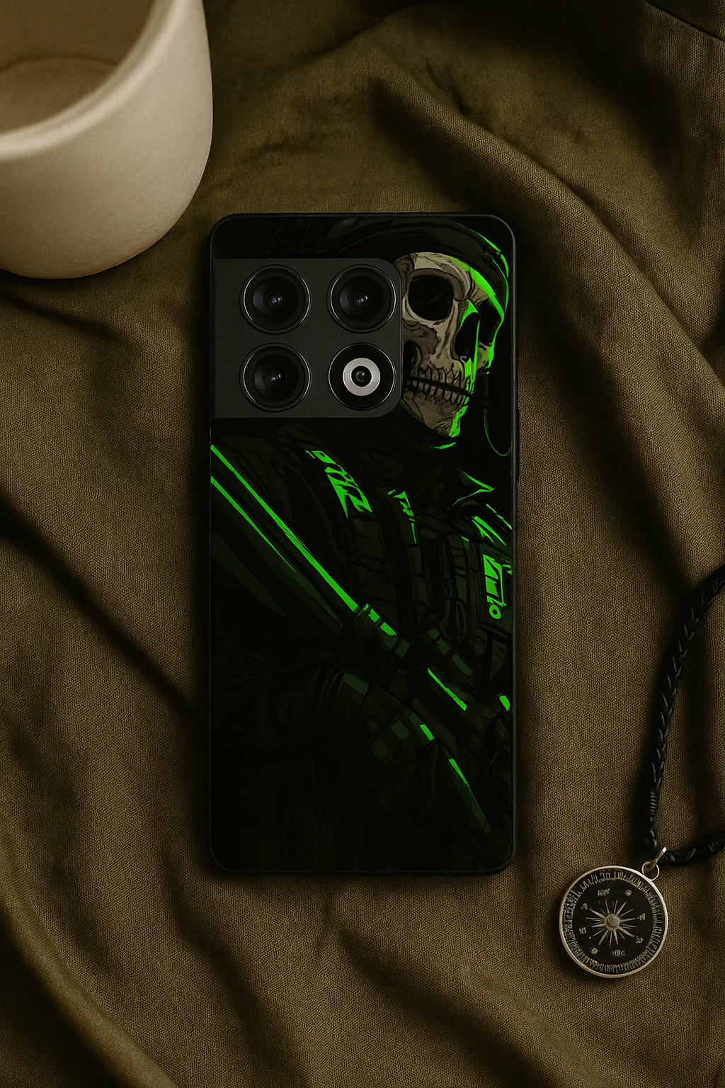 COD Zombie Premium Glass Back Cover For One Plus 13, 12, 11, 10, Nord Series - Image 4