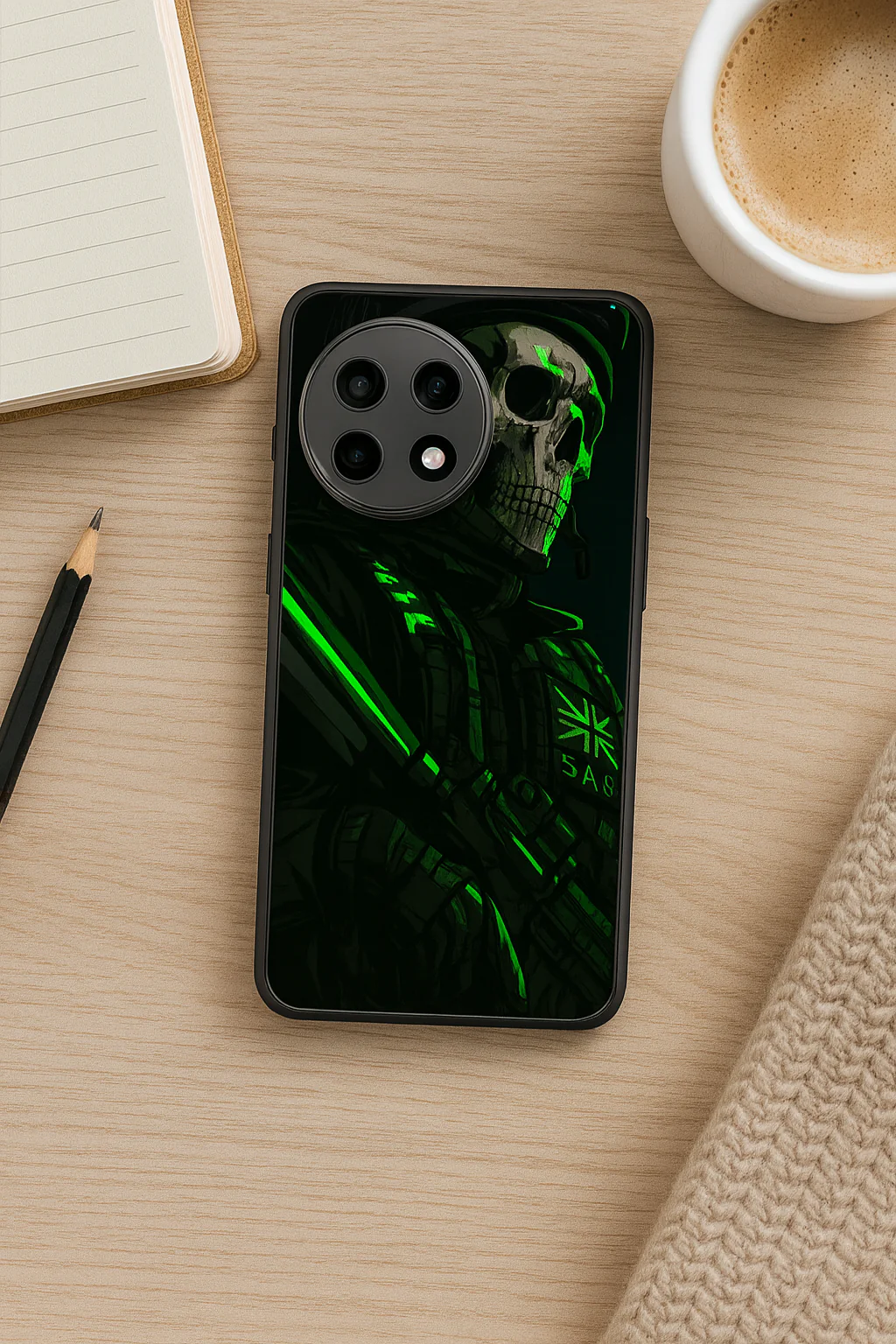 COD Zombie Premium Glass Back Cover For One Plus 13, 12, 11, 10, Nord Series - Image 8