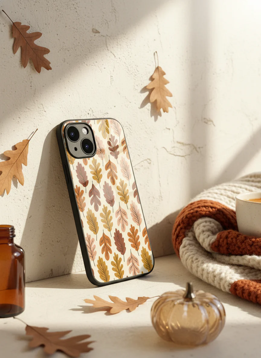 Cozy Season Premium Glass Back Cover For iPhone 11-17 Models - Image 3