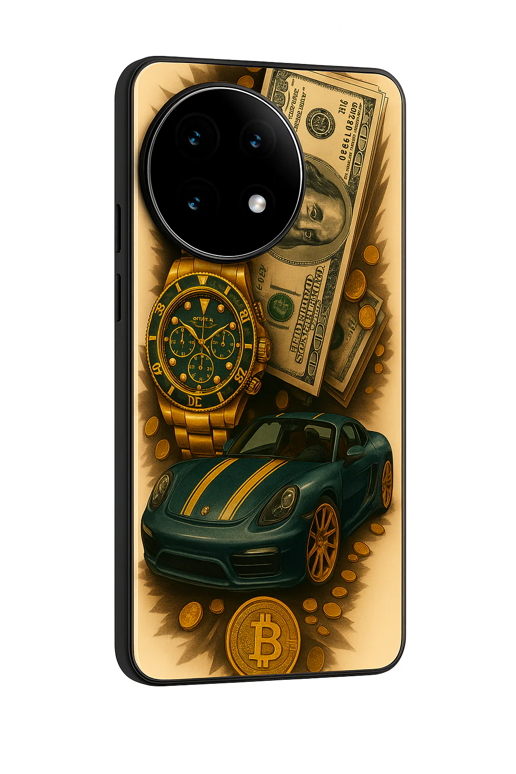 Crypto King Premium Glass Back Cover For One Plus 13, 12, 11, 10, Nord Series - Image 7