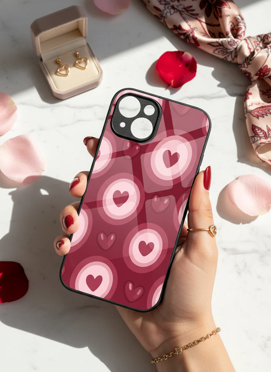Cupid Core Premium Glass Back Cover For iPhone 11-17 Models - Image 10