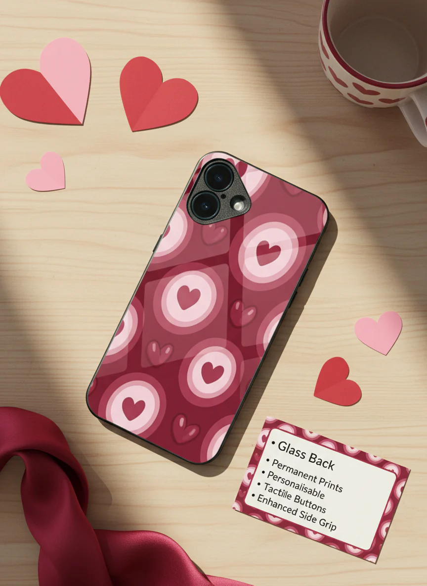 Cupid Core Premium Glass Back Cover For iPhone 11-17 Models - Image 14