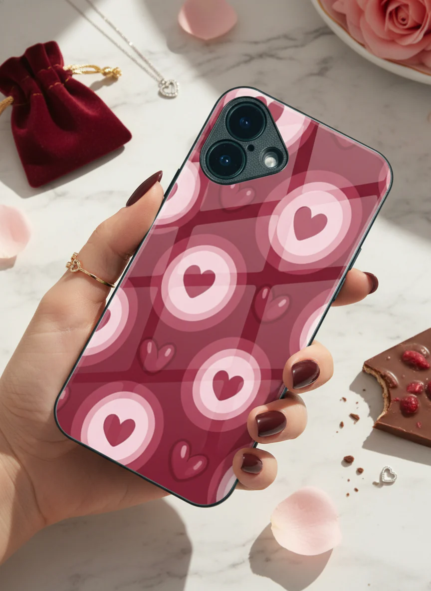 Cupid Core Premium Glass Back Cover For iPhone 11-17 Models - Image 4