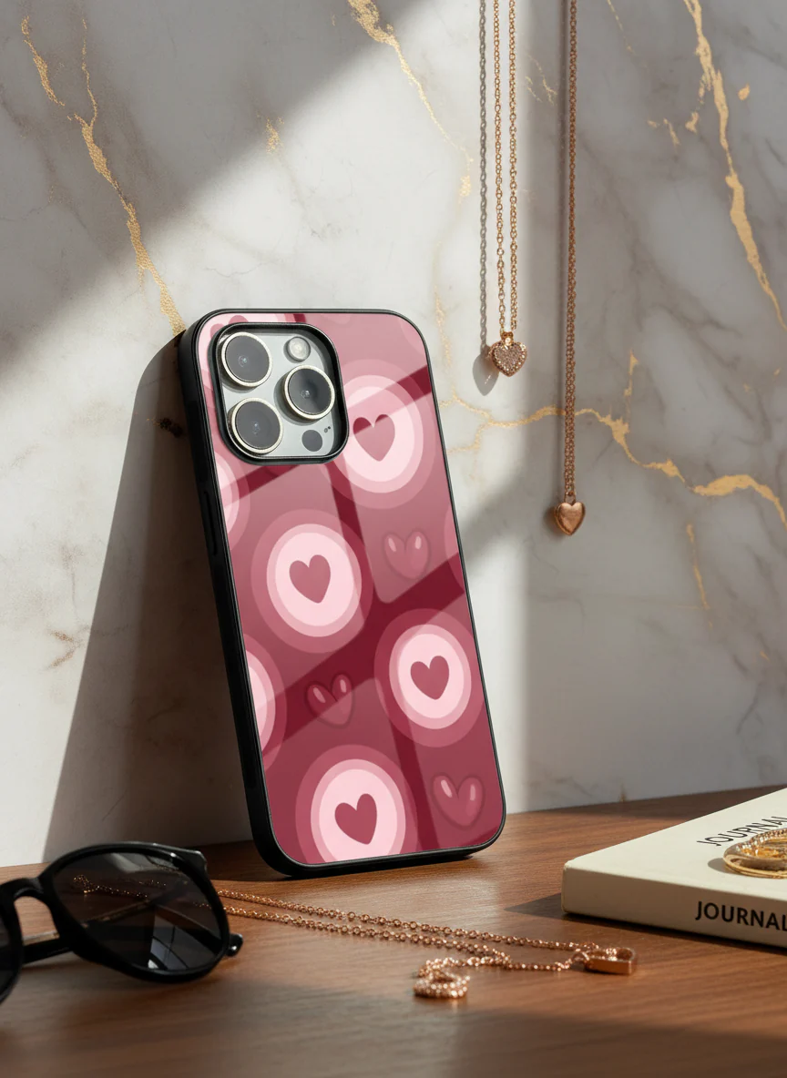 Cupid Core Premium Glass Back Cover For iPhone 11-17 Models - Image 6
