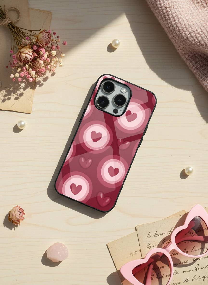 Cupid Core Premium Glass Back Cover For iPhone 11-17 Models - Image 8