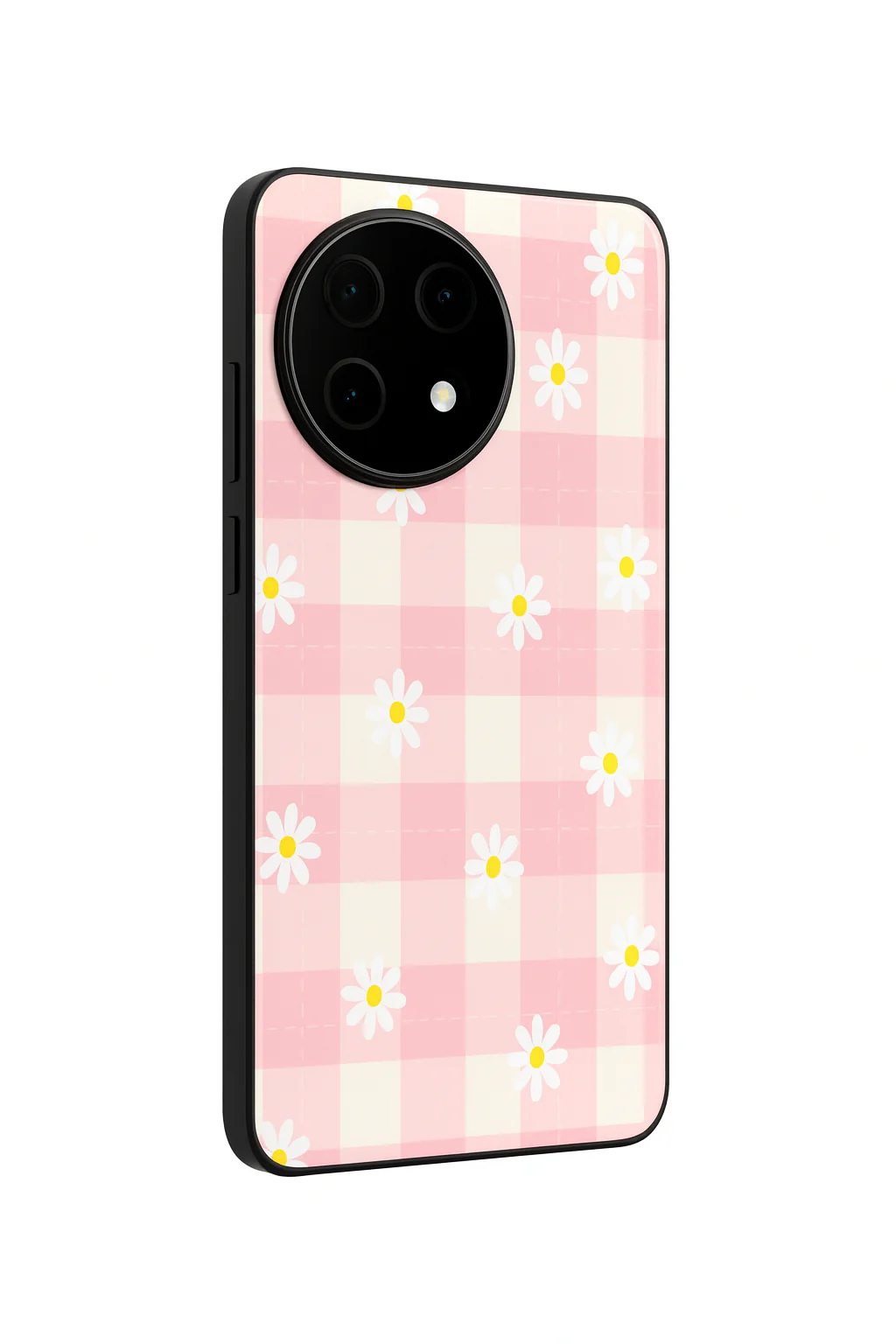 Daisy Bloom Glass Back Cover For One Plus 13, 12, 11, 10, Nord Series - Image 2