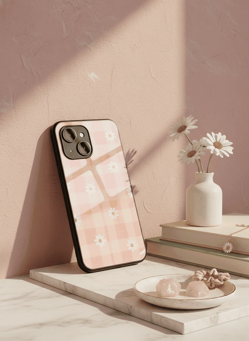 Daisy Bloom Premium Glass Back Cover For iPhone 11-17 Models - Image 7