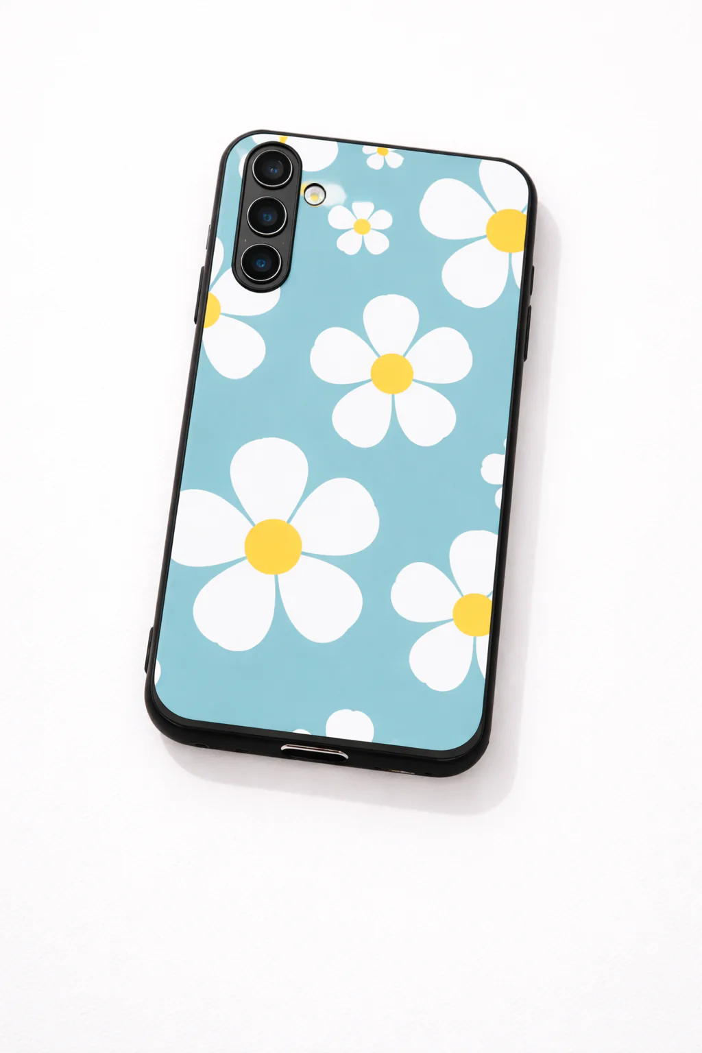 Daisy In Sea Premium Glass Back Cover For Galaxy S, A, M & F Series - Image 6