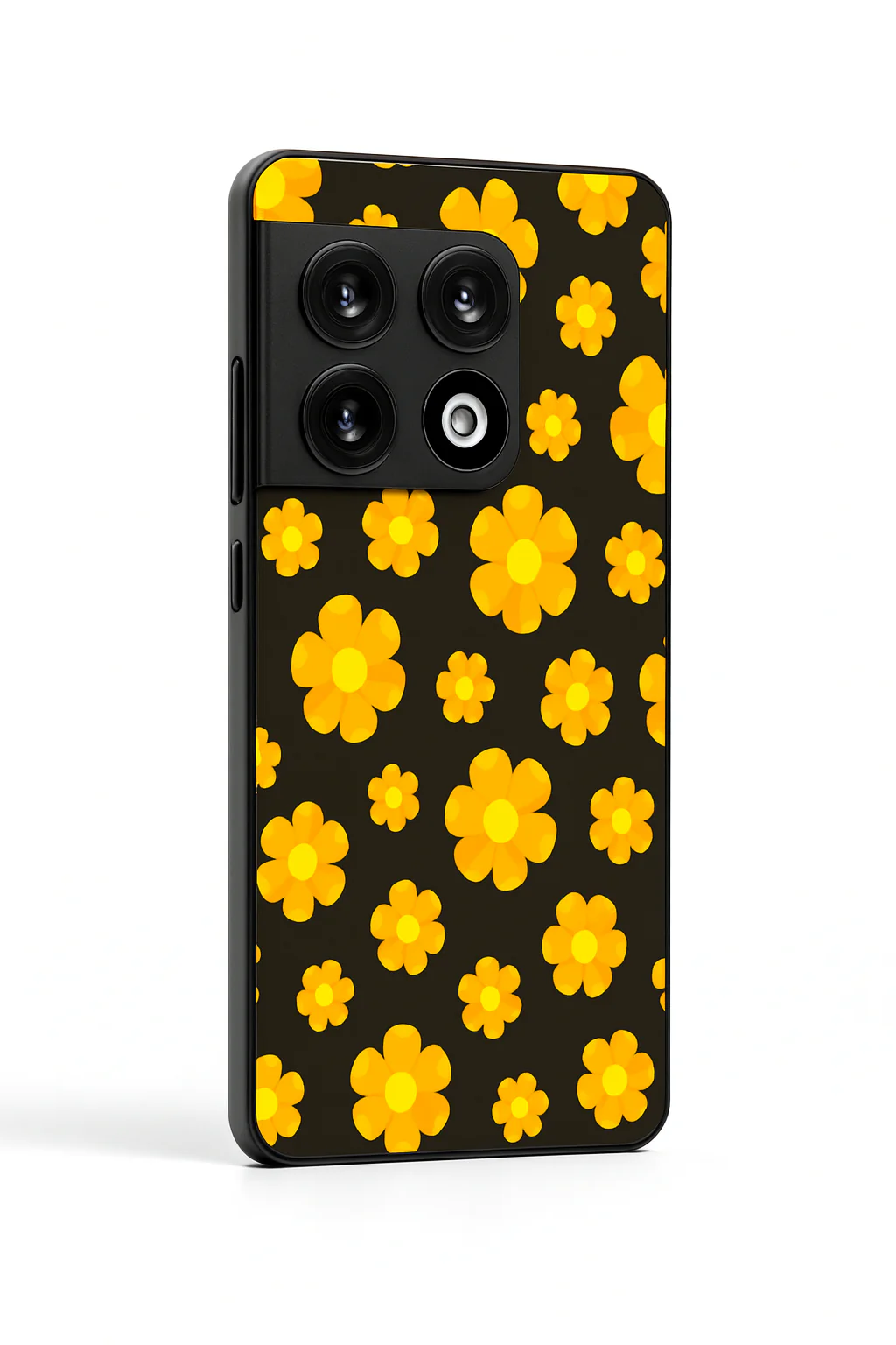 Daisy Yellow Premium Glass Back Cover For One Plus 13, 12, 11, 10, Nord Series - Image 3