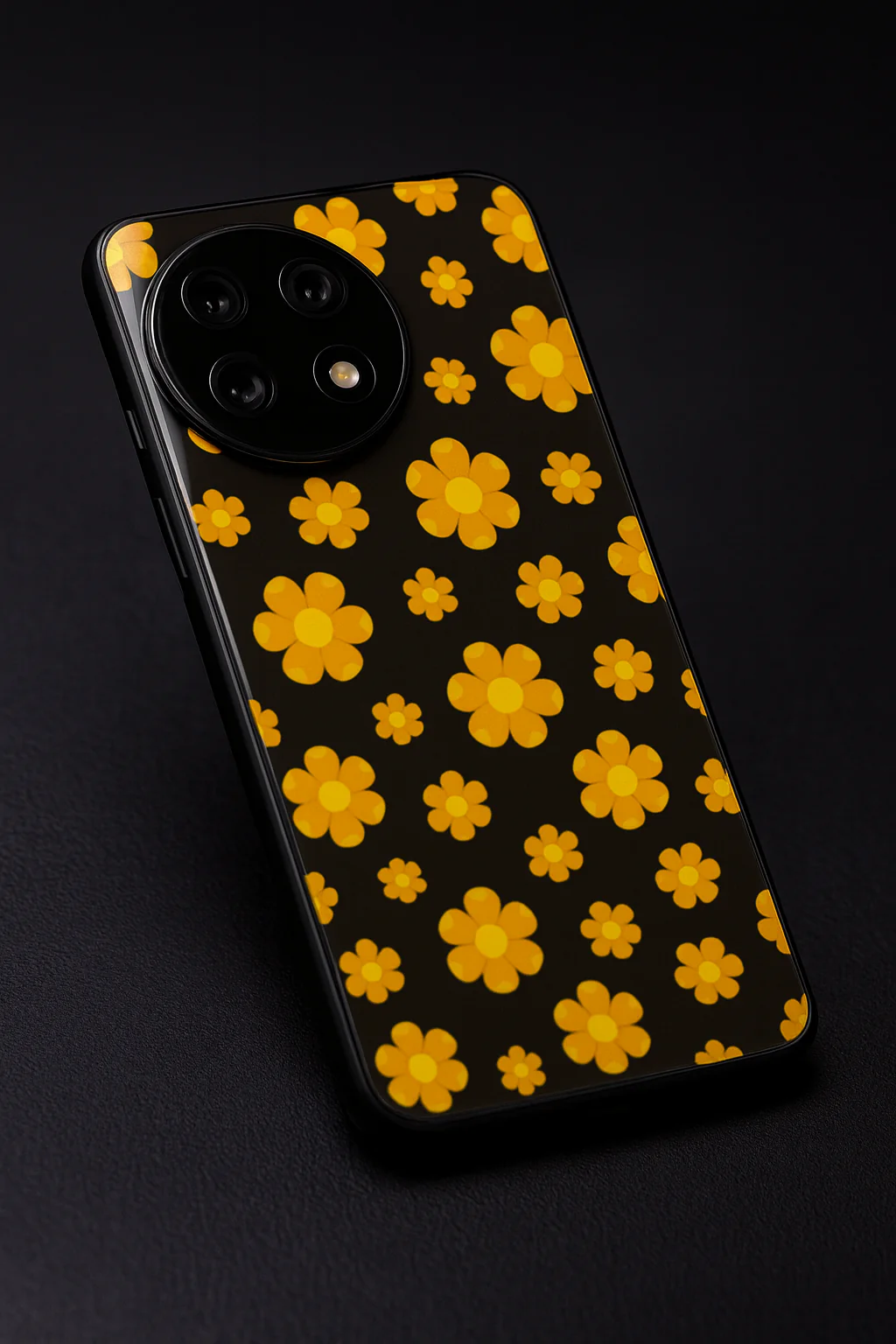 Daisy Yellow Premium Glass Back Cover For One Plus 13, 12, 11, 10, Nord Series - Image 8