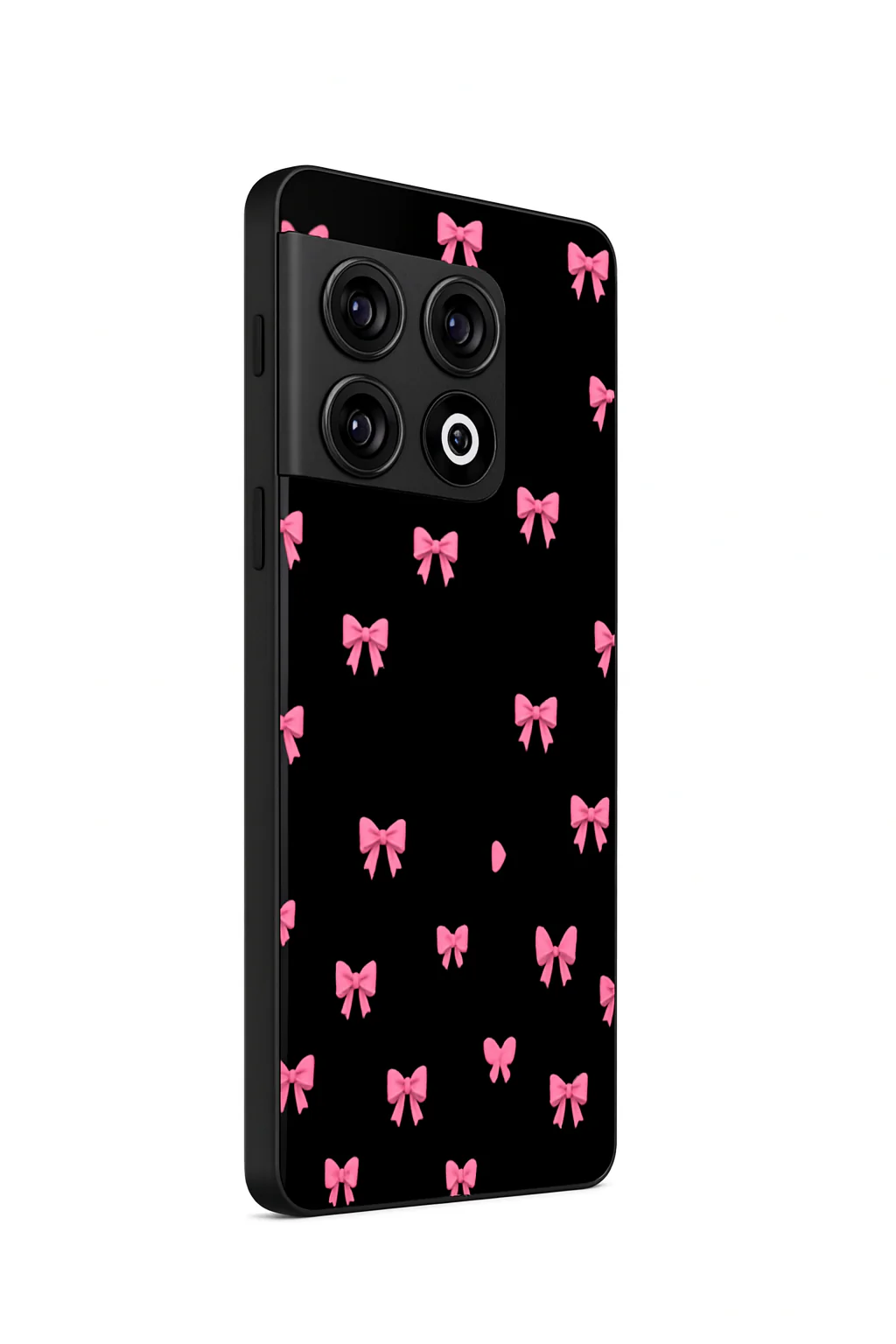 Dark Aesthetic Bows Premium Glass Back Cover For One Plus 13, 12, 11, 10, Nord Series - Image 5
