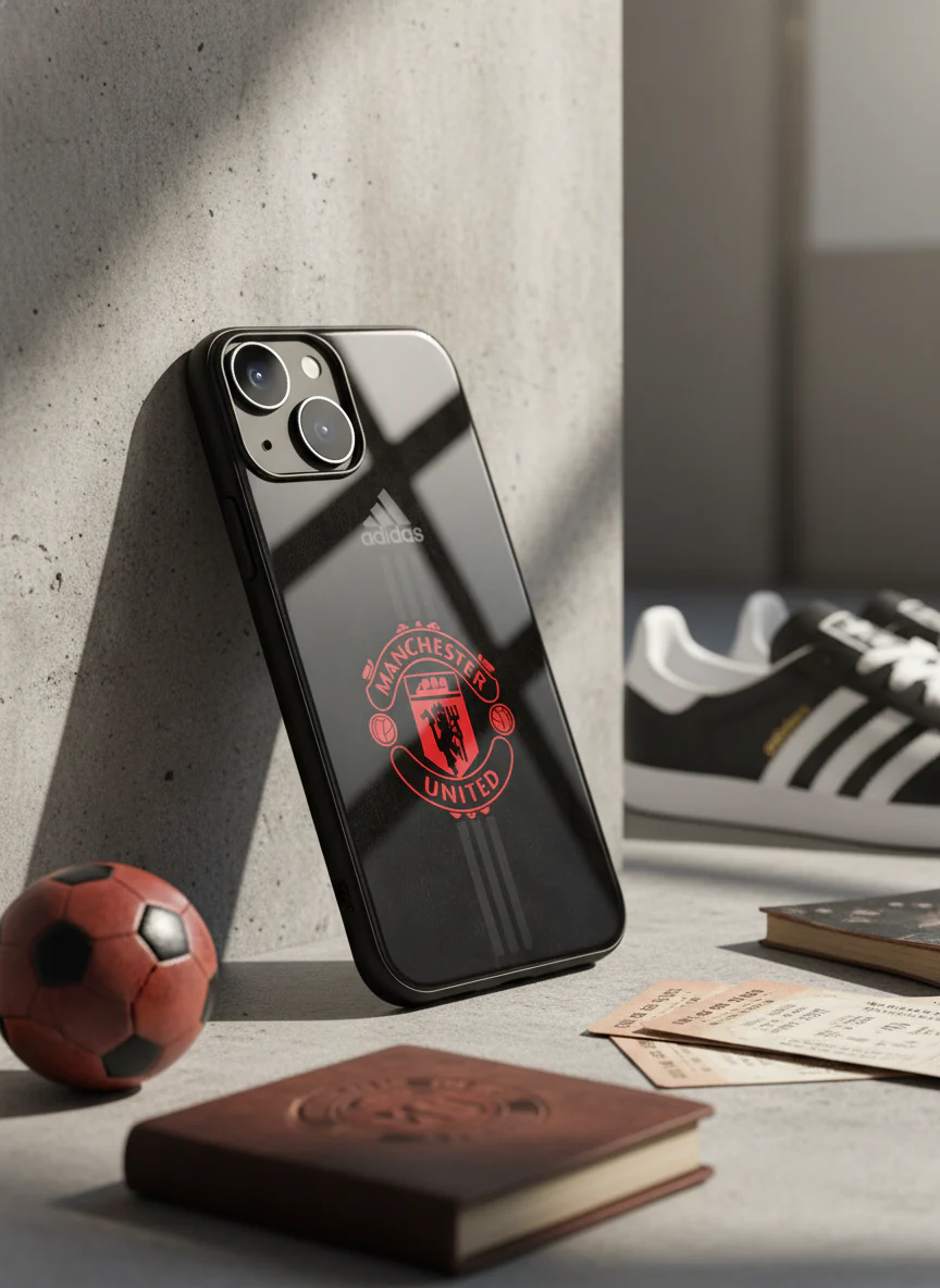 Dark Mode FC Premium Glass Back Cover For iPhone 11-17 Models - Image 12