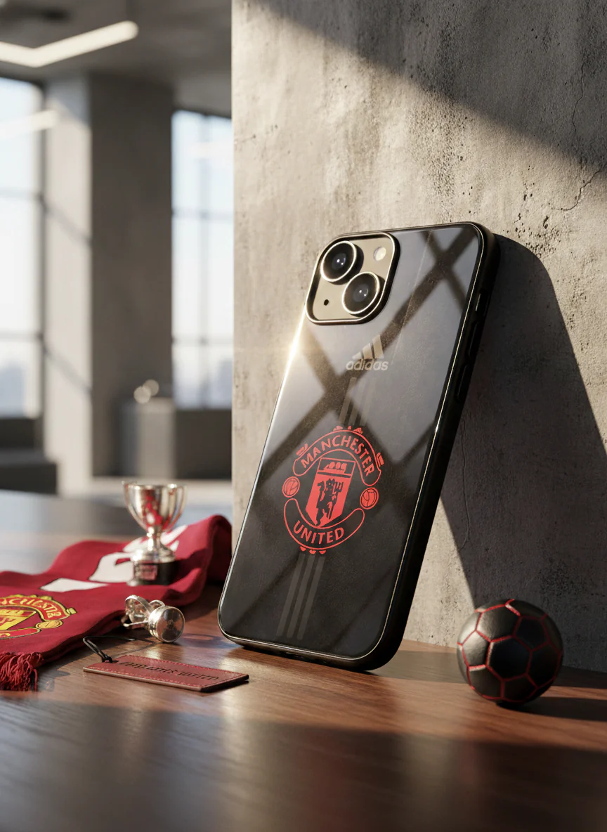 Dark Mode FC Premium Glass Back Cover For iPhone 11-17 Models - Image 9