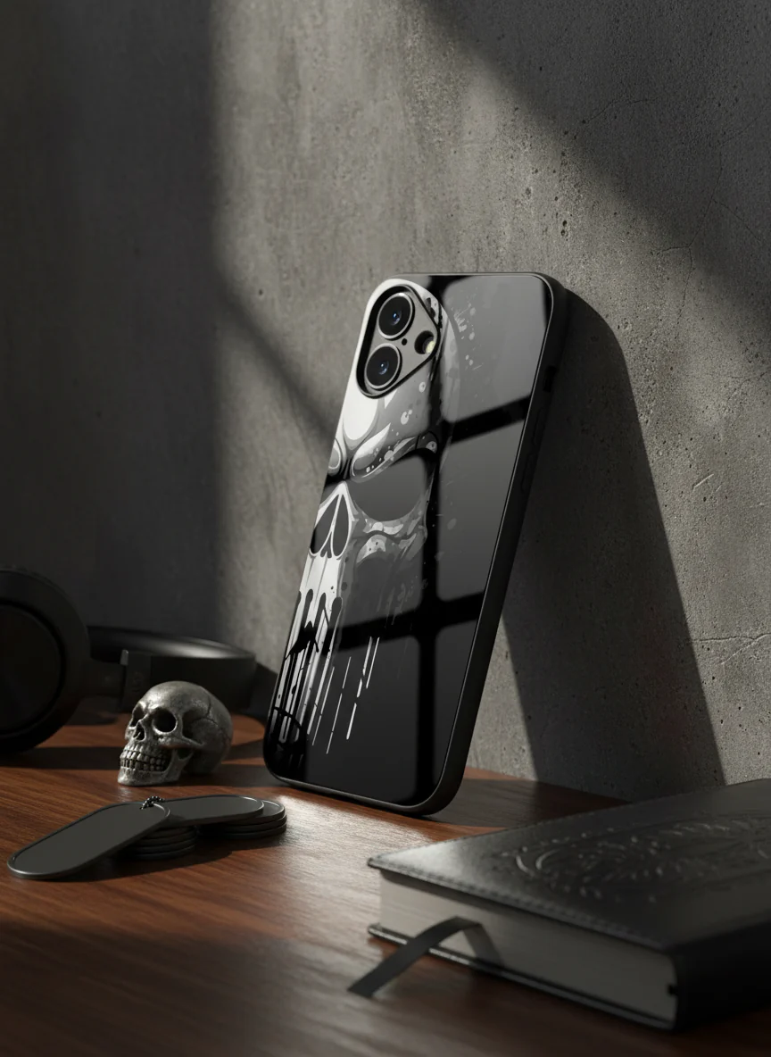 Deathmark Premium Glass Back Cover For iPhone 11-17 Models - Image 5